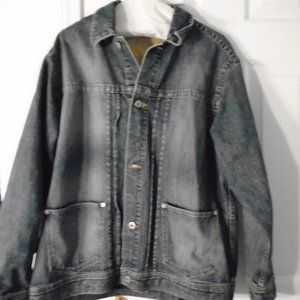 Sean John Men’s Denim Jean Jacket Blue Size Small